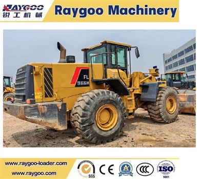 Y llwythwr olwyn fl966h a ddefnyddir mewn condtion da gyda phris rhad